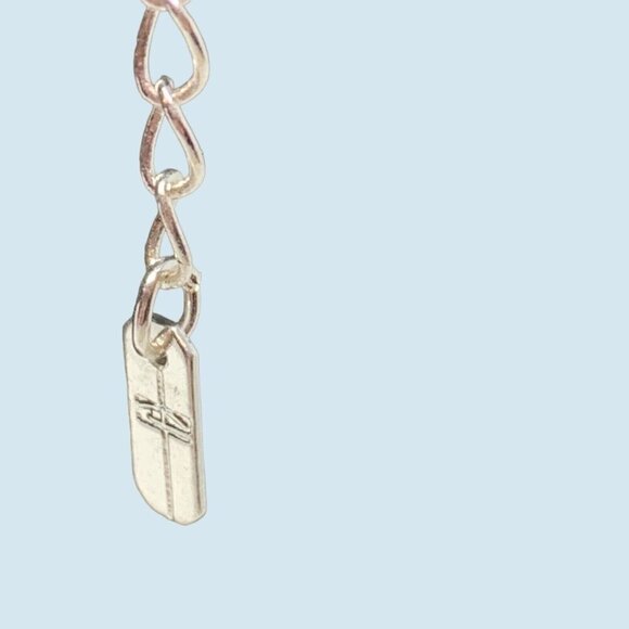 CHRISTINA Necklace Earring Jewelry Set White PEARL ILLUSION Party Gift Prom Adju - Picture 3 of 10